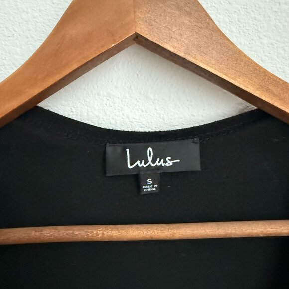 Lulus Afternoon Daydream Black Backless Sweater - Size S - Picture 5 of 5